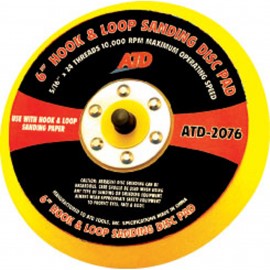 ATD Tools 2076 Tampon pour disque de pon&amp;ccedil;age, 152.4 mm, changement rapide-