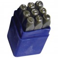 ATD Tools 9601 Number Stamp Set, 3/16", 9-piece-