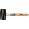 Aurora Tools TJZ044 Rubber Mallet with wood handle, 32 oz-