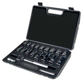 Aurora Tools TLV357 20-Piece SAE Socket Set, 3/8&quot; Drive-