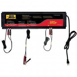 AutoMeter BUSPRO-360 Agm Optimized Charging Station, 3-channel, 12 V-