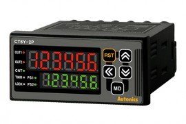 Autonics CT Series Programmable Digital Counter/Timer, 6-digit, 100 to 240 V AC/50/60 Hz-