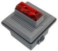 Bacharach 3015-3076 Audible/Visual Alarm for Multi-Zone and Single-Zone Monitors, 110VAC, Red Strobe-
