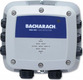 Bacharach MGS-450 Single-Gas Detector with IP41 enclosure rating, NH&lt;sub&gt;3&lt;/sub&gt;, 0 to 5000 ppm-
