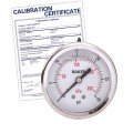 Baker AHNC Series Liquid Filled Pressure Gauge, 0 to 30 psi/0 to 200 kPa, 2.5&amp;quot; dial, &amp;frac14;&amp;quot; NPT back, SS housing,-