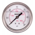 Baker AHNC-600P Manom&amp;egrave;tre, rempli de glyc&amp;eacute;rine, connexion arri&amp;egrave;re &amp;frac14;&amp;rsquo;&amp;rsquo; NPT, 0 &amp;agrave; 600 psi/0 &amp;agrave; 4 200 kPa-