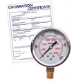 Baker AVNC Series Liquid Filled Pressure Gauge, 0 to 5000 psi/0 to 35,000 kPa, 2.5&amp;quot; dial, &amp;frac14;&amp;quot; NPT bottom, SS housing,-