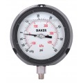 Baker LF45 Series Liquid Filled Pressure Gauge, 30&amp;quot;-0 to 60 psi, 4.5&amp;quot; dial, &amp;frac12;&amp;quot; NPT bottom, impact resistant phenolic case-