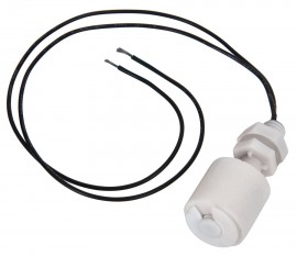 Baker LS300 Vertical Float Level Switch, Polypropylene &amp; Epoxy Float, Polypropylene Stem-