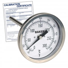 Baker T3004-550 Thermom&amp;egrave;tre bilame, 50 - 550&amp;deg;F (0 - 300&amp;deg;C),  -