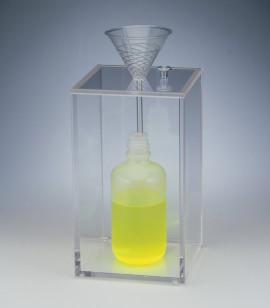 Bel-Art 24990-0001 Closed Acrylic Beta Box for wet waste, 1.05 qt-