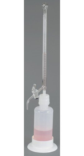 Bel-Art 379150525 Borosilicate Glass 25ML Automatic Self Zeroing Burette, 500ML Reservoir-