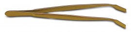 Bel-Art 37942-0000 Teflon FEP Bent Cover Glass Forceps, 2-pack, 4&quot;-