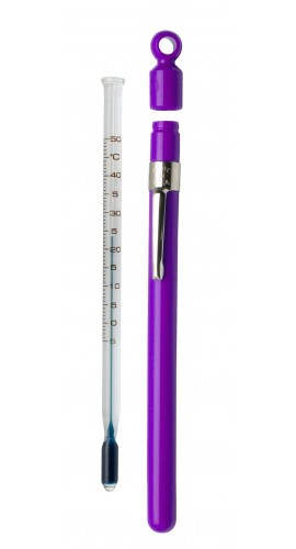 Bel-Art 605700800 Enviro-Safe Thermometer with closed plastic case, 20 to 120&amp;#176;F-