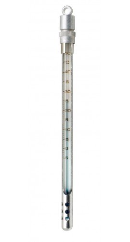 Bel-Art 605701200 Enviro-Safe Thermometer with window metal case, 20 to 120&amp;#176;F-