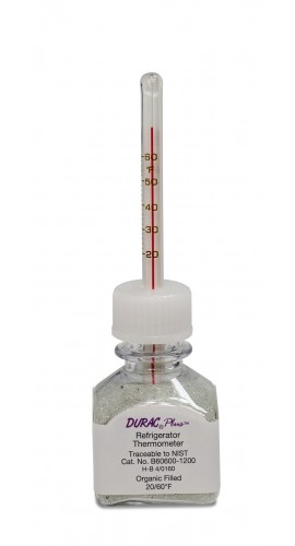 Bel-Art 606001200 DURAC Plus Refrigerator Verification Thermometer, 4.9&quot;, 20 to 60&amp;#176;F-
