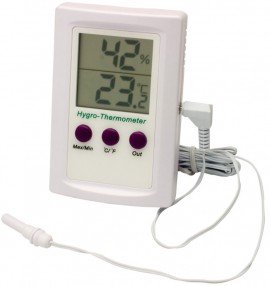 Bel-Art 61506-0100 DURAC Electronic Thermo-Hygrometer, -58 to 158&amp;deg;F, 20 to 99% RH-