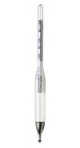 Bel-Art 618061200 DURAC Specific Gravity and Baume Hydrometer, 1.800 to 2.000, 64 to 70&amp;#176;-