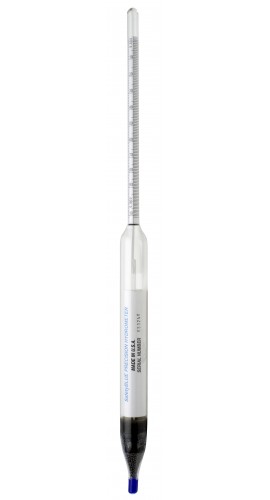 Bel-Art 618210700 DURAC Safety Specific Gravity/ Relative Density Thermo-Hydrometer, combined, 1.600 to 1.820-