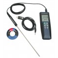 Bel-Art B60901-0200 Durac High-Temperature RTD Electronic Thermometer/Data Logger, -148 to 752&amp;deg;F-