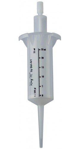 Bel-Art F37300-0015 Roxy M Universal Repeating Pipettor Tips, 25ml, Sterile (pack of 25)-