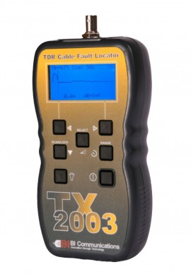 BI Communications TX2003 Handheld TDR Cable Fault Tester-