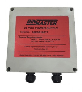 BinMaster 730-0577 PSDC-4 NEMA 4X Mounted Power Supply, 24 V DC to 30 VA-