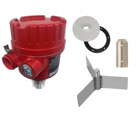 BinMaster BMRX Standard Rotary Level Indicator Kit with &amp;oslash;5&amp;quot; paddle and side mount shaft coupler-