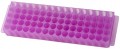 Bio Plas 0067 Microcentrifuge Tube Rack, 80 Wells, Lavender, (Pack of 5)-