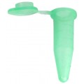 Bio Plas 4034S G-Tube Green Sterile Premium Flat-Top Microcentrifuge Tube, 1.5 mL, 500-pack-