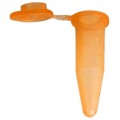 Bio Plas 4036S G-Tube Orange Sterile Premium Flat-Top Microcentrifuge Tube, 1.5 mL, 500-pack-