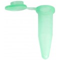 Bio Plas 4044 G-Tube, Flat Top Microcentrifuge Tube, 0.6mL, Green, (Pack of 500)-