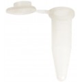 Bio Plas 4167SLS50 Siliconized Flat Top Microcentrifuge G-Tube, 1.5mL, Sterile, 50/Bag to 5 Bags/Pk, Natural, (Pack of 250)-