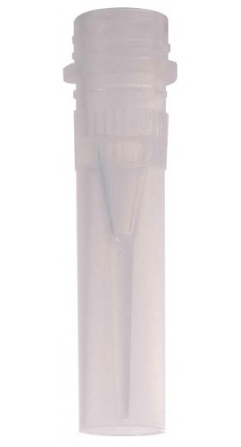 Bio Plas 4200S Tube cryog&amp;eacute;nique st&amp;eacute;rilis&amp;eacute; conique vertical, 0.5mL, naturel, (lot de 500)-