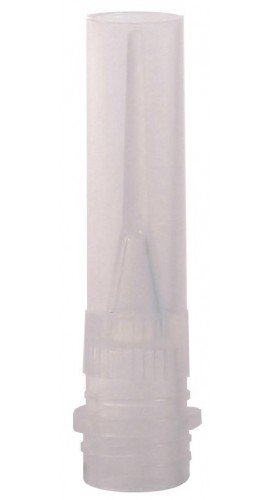 Bio Plas 4200SLS Siliconized Conical Microcentrifuge Tube with Skirt Screw Cap, Sterile, 0.5mL, Natural, (Pack of 1000)-