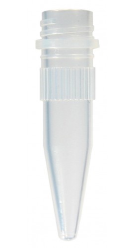Bio Plas 4203SL Siliconized Microcentrifuge Tube with Conical Screw Cap, 2.0mL, Natural, (Pack of 1000)-
