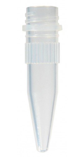 Bio Plas 4203SL Siliconized Microcentrifuge Tube with Conical Screw Cap, 2.0mL, Natural, (Pack of 1000)-