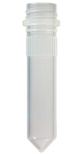 Bio Plas 4203SLS Siliconized Microcentrifuge Tube with Conical Screw Cap, Sterile, 2.0mL, Natural, (Pack of 1000)-