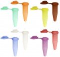 Bio Plas 4310 Flat Top Microcentrifuge Tube, 1.5mL, Rainbow, (Pack of 500)-