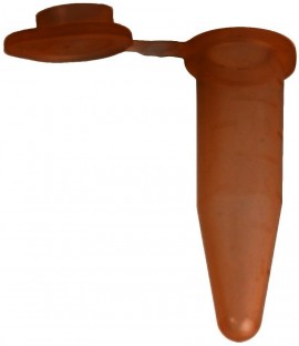 Bio Plas 4320 Tube de microcentrifugeuse &amp;agrave; bouchon plat, 0.6mL, ambre-