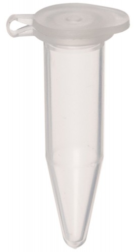 Bio Plas 4331SLS Tube de microcentrifugeuse &amp;agrave; dessus plat silicon&amp;eacute;, st&amp;eacute;rile, 0.5mL, naturel, (lot de 250)-