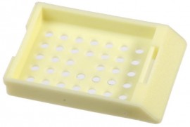 Bio Plas 6031 Cassette Histo Plas, jaune, (lot de 500)-