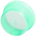 Bio Plas 6515 Uni to Flex Safety Caps for 10mm Blood Collecting &amp; Culture Tubes, Green, (Pack of 1000)-
