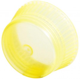 Bio Plas 6530 Uni to Flex Safety Caps for 10mm Blood Collecting &amp; Culture Tubes, Yellow, (Pack of 1000)-