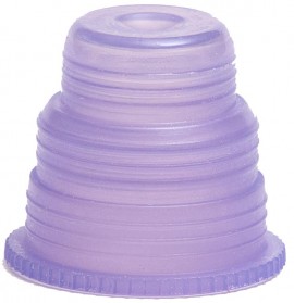 Bio Plas 8360 Hexa Flex Safety Caps for Blood Collection and Culture Tubes, Lavender , (Pack of 500)-