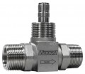 Blancett 1100 Nickel Bindery Turbine Flow Meter for aggressive applications, 2 to 15 gpm, 1&amp;quot; male NPT-