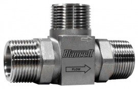 Blancett 1100 Turbine Flow Meter, 0.75 to 7.5 gpm, &amp;frac12;&amp;quot; male NPT-