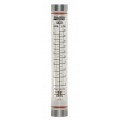 Blue-White F-40375LK-6 Acrylic Flowmeter, 0.1 to 1GPM, 3/8in Female NPT-