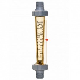 Blue-White F-45500L-12 Flow Meter, 3/4", in-line, 0.5-5.0 Gpm Water-