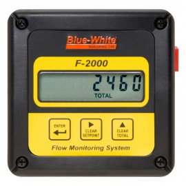 Blue-White RTSB38P1GM1 Flow Rate &amp; Totalizer, 3/8&quot;, in-line, .800-8.000-